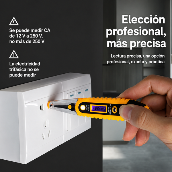 Bolígrafo Detector de Voltaje Seguro